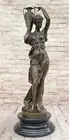 Art Nouveau/Deco Hot Cast Gorgeous Maiden Hand Made Bronze Sculpture Figurine