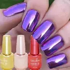 Metallic Color Gold Silver Mirror Effect Nail Polish Quick-drying Long-lasting #