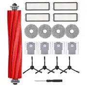 Replacement Parts for roborock Q revo Vacuum: Brush, HEPA Filter, Mop Cloth, Dust Bags