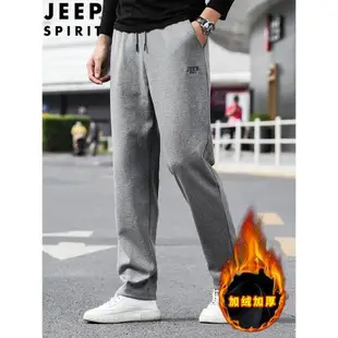 JEEP SPIRIT加厚加絨微彈男褲