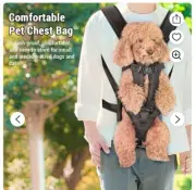 Medium Dog & Cat Pet Carrier Backpack Adjustable Straps Comfortable Fit Breathab