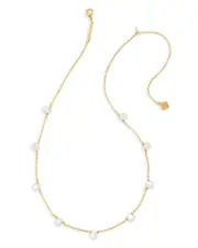 Kendra Scott Leighton Pearl Strand Necklace, 16