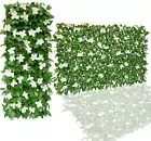 Expandable Faux Ivy Fence,Artificial Privacy Screen Decor for Outdoor Wall, Balc