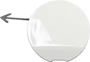 SAGGU for Jazz GE6 GE8 2012-2014 71504-TF0-900 71504TF0900 Car Accessories, Rear Bumper Tow Hook Cap Towing Eye Cover Towing Eye Cover (Size : White Driver Side)