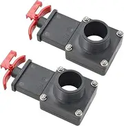 Pool Gate Valve 2 pcs 1.5",Pool & Spa Accessories 0.67KG-91745
