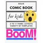 BLANK COMIC BOOK: DRAW YOUR OWN COVER ART IN ACTUAL COMIC BOOK STANDARD SIZE: 8.5 X 11 INCH: 110 PAGES OF DYNAMIC PANELS (STORYBOARD GIF