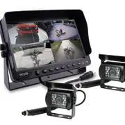 Elinz 9" DVR Monitor 4CH Realtime with 2 Cameras Package