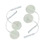 10-100Pairs Mini Electrode Pads For Massager unit 1.25" Round Pads White Cloth