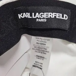 【KARL LAGERFELD 卡爾】KARL LAGERFELD 卡爾 老佛爺&貓咪刺繡棒球帽(卡爾棒球帽)