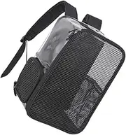 GANAZONO Transparent Pet Backpack for Cats Dogs Portable Outdoor Carrying Bag with Comfortable Padding for Travel Hiking Space Design