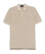 Polo Ralph Lauren Custom Slim Mineral-Dyed Polo Shirt S,XL,L,M,XXL Nude