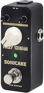 SONICAKE Fuzz Guitar Effect Pedal Fazy Cream Vintage Fuzz Pedal True Bypass