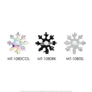 18-in-1 Snowflake Multi-tool Stainless Steel Keychain Silver Black Rainbow