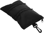 Portable Golf Valuables Pouch Bag with Zipper and Multi Pockets Durable for Men Women for Storing Golf Accessories Protective Sturdy Design