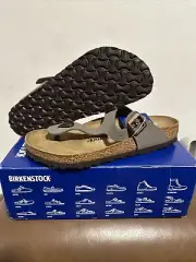 Birkenstock Gizeh Birkibuc Stone Unisex Sandals 0043391-0043393
