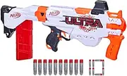 Nerf Ultra Focus Motorized Blaster, 10 AccuStrike Ultra Darts, Clip, Stock, Compatible Only with Nerf Ultra Darts, Multicolor
