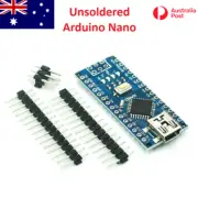 Unsoldered Arduino Nano Compatible mini USB V3 Atmega328 5V AU FAST DELIVERY