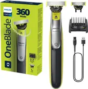 Philips OneBlade 360 QP2734 – Electric Trimmer and Shaver with Extra Blade & 5-in-1 Adjustable Comb
