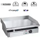 Commercial Electric Griddle & Flat Top Grill Hot Plate 55cm 3kW BBQ Stainless