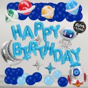 Outer Space Party Decorations Balloon Garland Kit Happy Birthday Astronaut Rocke