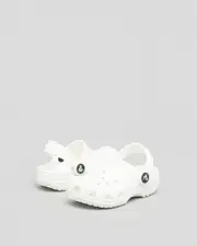 [Crocs] Crocs Toddlers' Classic Clogs Shoes in White Size 2 2 White
