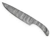 13" long handmade damascus steel blank blade Chef Knife lot of 5 blades
