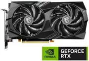 MSI nVidia GeForce RTX 4060 GAMING 8G Video Card 2595 MHz Boost Clock, 8GB GDDR6,DisplayPort x 3 (v1.4a),HDMI x 1
