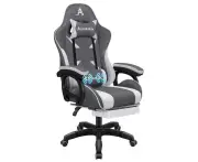 ALFORDSON Gaming Office Chair Massage Fabric Grey