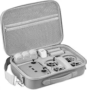 Flymile Neo Carrying Case,Portable PU Shoulder Storage Bag for DJI NEO Fly More Combo Accessories, for RC-N3 Remote Controller, Neo Intelligent Flight Battery, Charging Hub