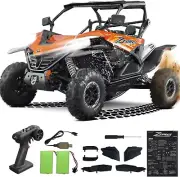 Remote Control Car All Terrain, 1:12 Scale Off Road RC Cars with LED Bodylight,
