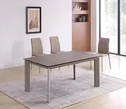 Roxas | Extension Dining Table -Light Grey