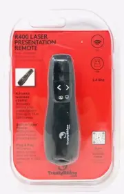 RT (Royal Tint) Wireless Office Presentation Remote Clicker with Laser Pointer