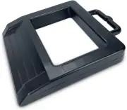 ROBLOCK Rubber Pallet Jack Chock Heavy Duty Wheel Chock, Pallet Jack Stopper