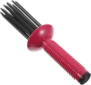 IWOWHERO Bristle Curlers Hair Comb Versatile Curling Roll Comb for Fluffy Curls Volume Curls Portable Hair Curling Brush for Blow Drying Accessories