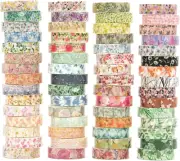 Flowers Washi Tape Set 60 Rolls Floral Patterns Decorative Masking Tapes for Cra
