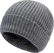 [Generic] Aviation Hat Hat Womens Loose Woolen Hat Oversized Knitted Warm Winter Hat Suitable for Cold Weather One Size Youth Boys Trapper Hat