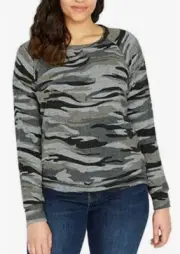 NEW Buffalo Women's Printed Ultrasoft Rayon Blend Cozy Top ~ Size Large