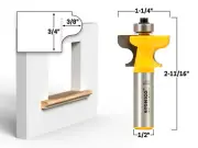 3/4" Window Sill Router Bit - 1/2" Shank - Yonico 18142