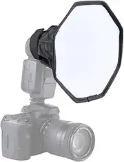 PULUZ Softbox Diffuser, Flashlight Diffuser, 20cm Universal Flash Octagonal Softbox, Quick Fit, Foldable, Portable Flash Softbox with a Storage Bag for Camera Flash Light