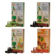 078750 Set Classic, 4 Packs of 24 Incense, Fir Tree, Myrrh, Scent, Baked Appl...