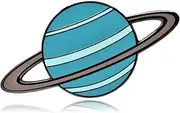 [Clayton Jewelry Labs] Planet Uranus Enamel Pin