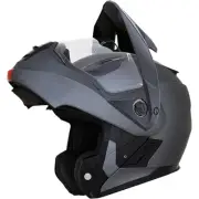 AFX FX-111DS Solid Helmet (2XL, Frost Gray)