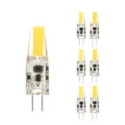 ZX Dimmable Mini G4 LED COB LED Bulb 2W DC/AC 12V Chandelier Light Replace Halogen G4 Lamps 22789 COLD WHITE