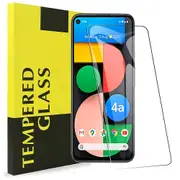 [1 PACK] For Google Pixel 4A 5G Screen Protector Full Coverage Tempered Glass Screen Protector Guard (Clear)