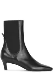 Totême 50 Leather Ankle Boots - Black - 40 (IT40 / UK7) 40 (IT40 / UK7)
