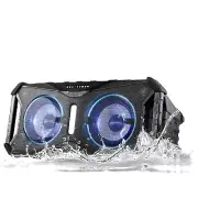 Gemini SOSP-8BLK SoundSplash Floating Dual 8" Bluetooth Speaker w/ Party Lights