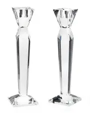 Godinger Prism Set of 2 Candlesticks