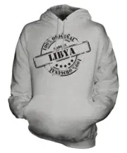 MADE IN LIBYA UNISEX HOODIE MENS WOMENS LADIES GIFT CHRISTMAS BIRTHDAY 50TH