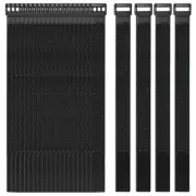 24 Pack Hook and Loop Straps Reusable Fastening Cable Straps MultiPurpose Cin...