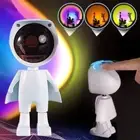 360 Degree Rotation Sunset Lamp Astronaut Atmosphere Light LED Projector Lamp